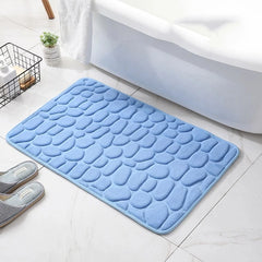 Embossed Memory Foam Bath Mat