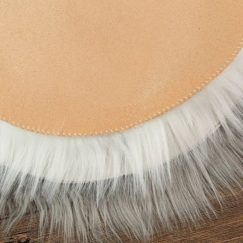 Soft Artificial Sheepskin Chair Cover