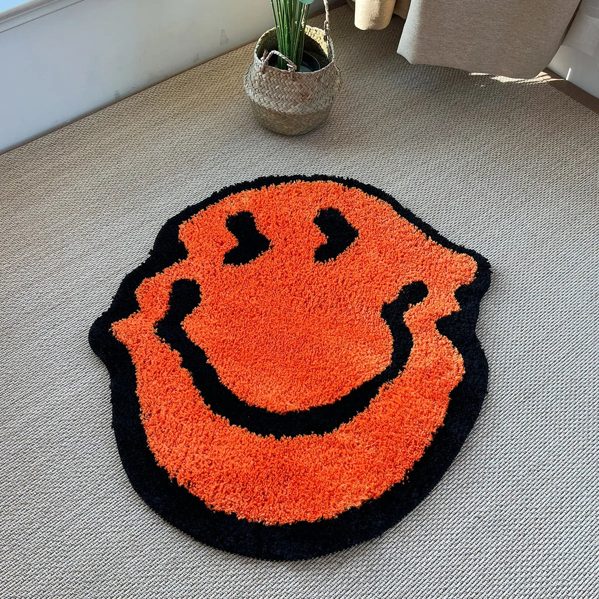 Twisted Smiling Plush Carpet Rug