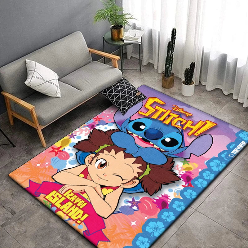 Disney Stitch Anime Carpet