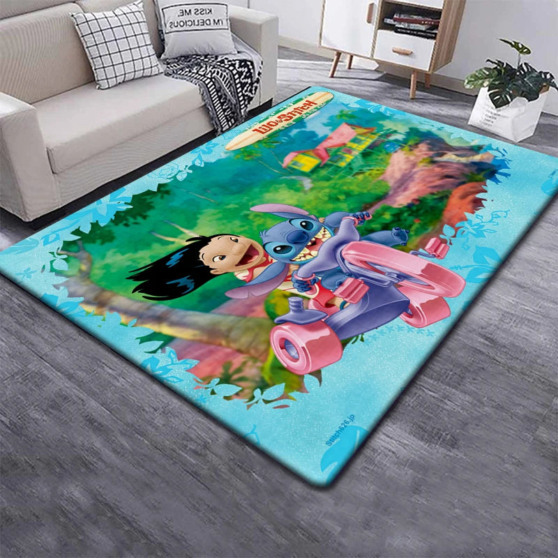 Disney Fashion Stitch 3D Printing Carpet