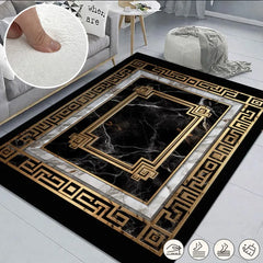 Black Gold Classical Carpet