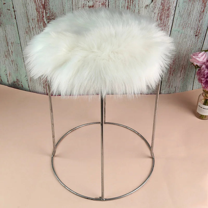 Soft Artificial Sheepskin Chair Cover