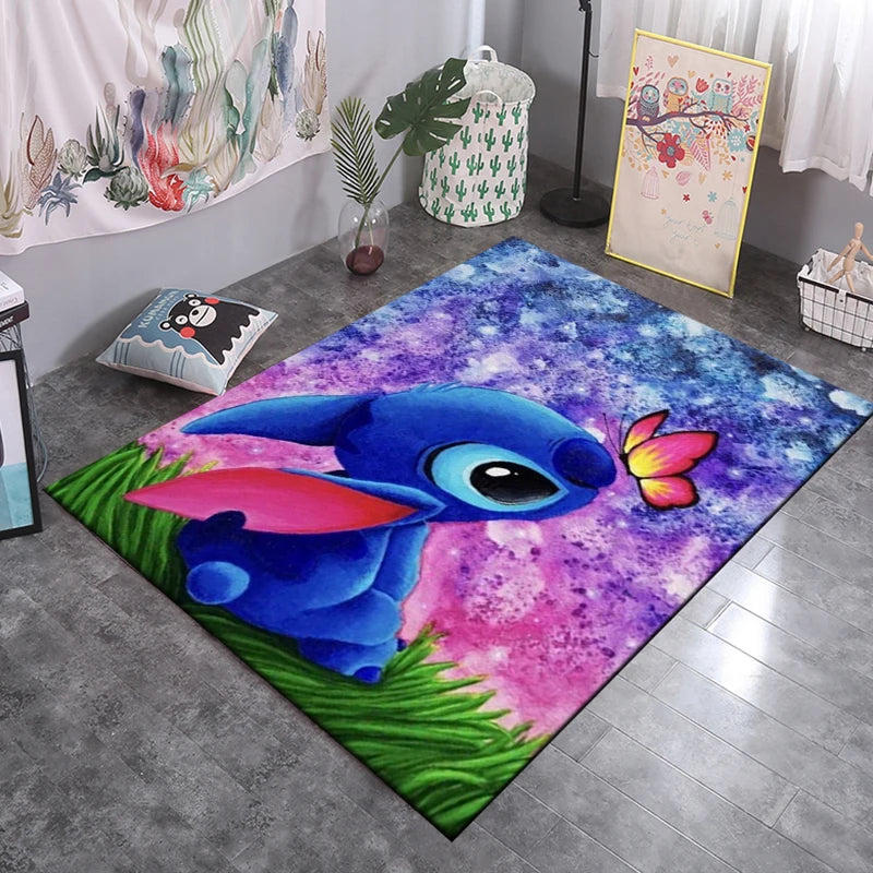 Disney Stitch 3D Printing Area Rug