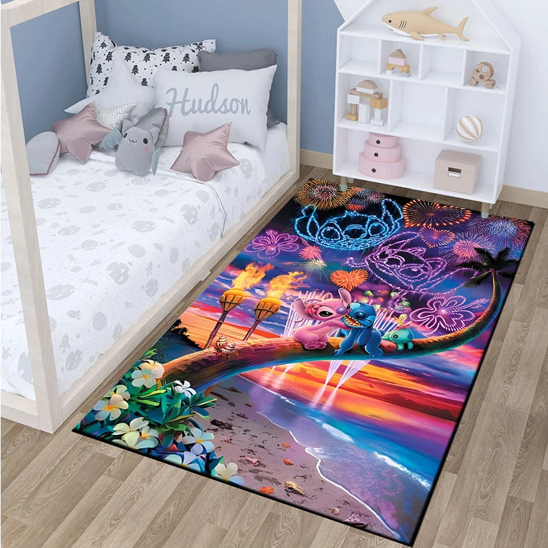 Disney Stitch 3D Printing Area Rug