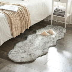 Soft Fur Wool Bedroom Living Room Rug