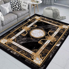 Black Gold Classical Carpet