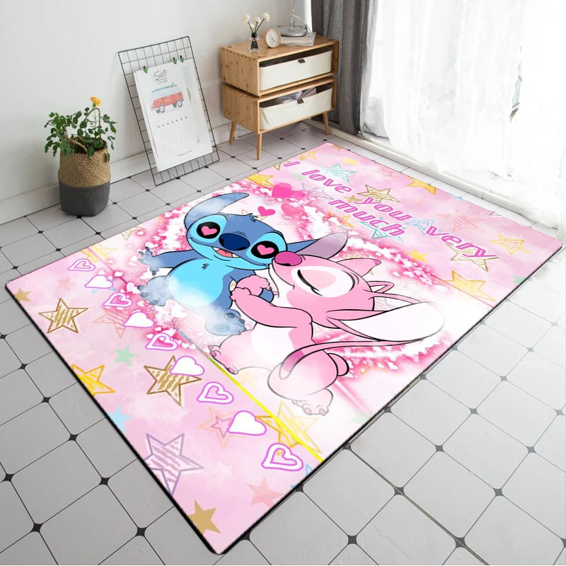 Disney Stitch 3D Printing Area Rug