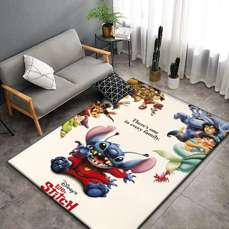 Disney Stitch Anime Carpet