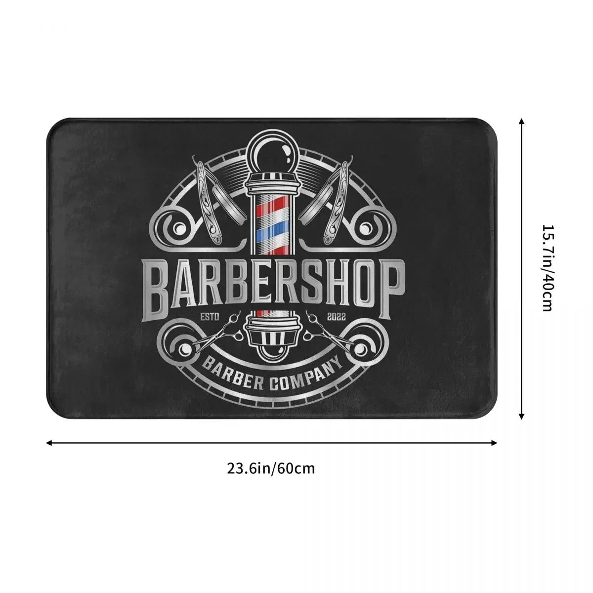 Barber Shop Entrance Doormat - Welcome Mats