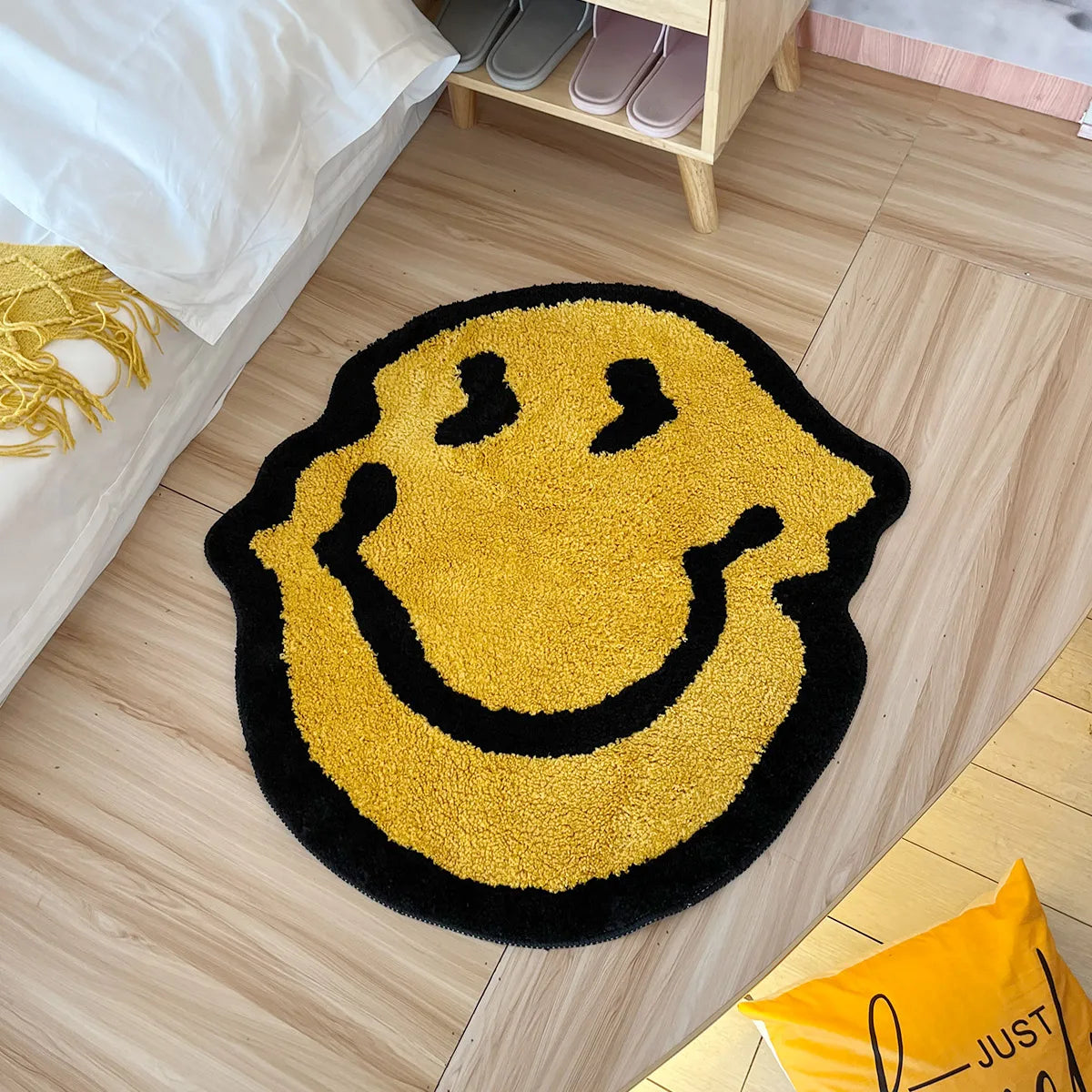 Twisted Smiling Plush Carpet Rug