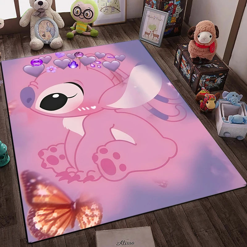 Disney Stitch 3D Printing Area Rug