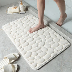 Embossed Memory Foam Bath Mat