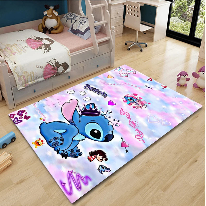 Disney Stitch 3D Printing Area Rug