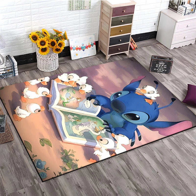 Disney Stitch 3D Printing Area Rug